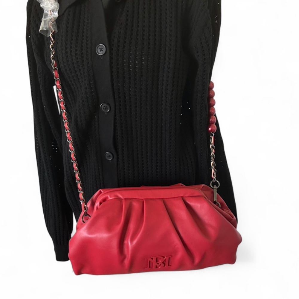 Badgley Mischka Red Designer Women's Bag